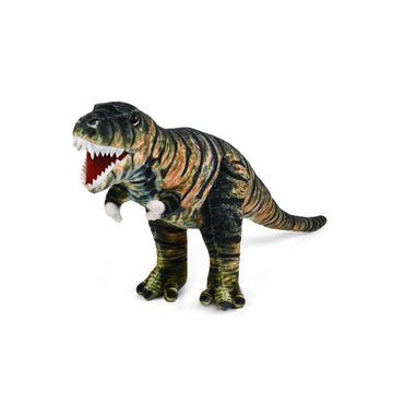 Madzee Plush Realistic T-Rex Dinosaur Stuffed Animal Toy 16 Inches, Soft Dino Plushie Christmas Birthday Gifts For Boys Girls Ki