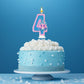 Zlongron Number 4 Candle, Birthday Candles, Suitable for Frozen Castle Theme Birthday, Party and Other Event Decorations, Suitab