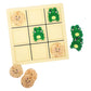 Rite Lite Passover Tic Tac Toad Game | Pesach Seder Tic Tac Toe Educational Plagues Frogs For Kids Game Night Jewish Holiday Par