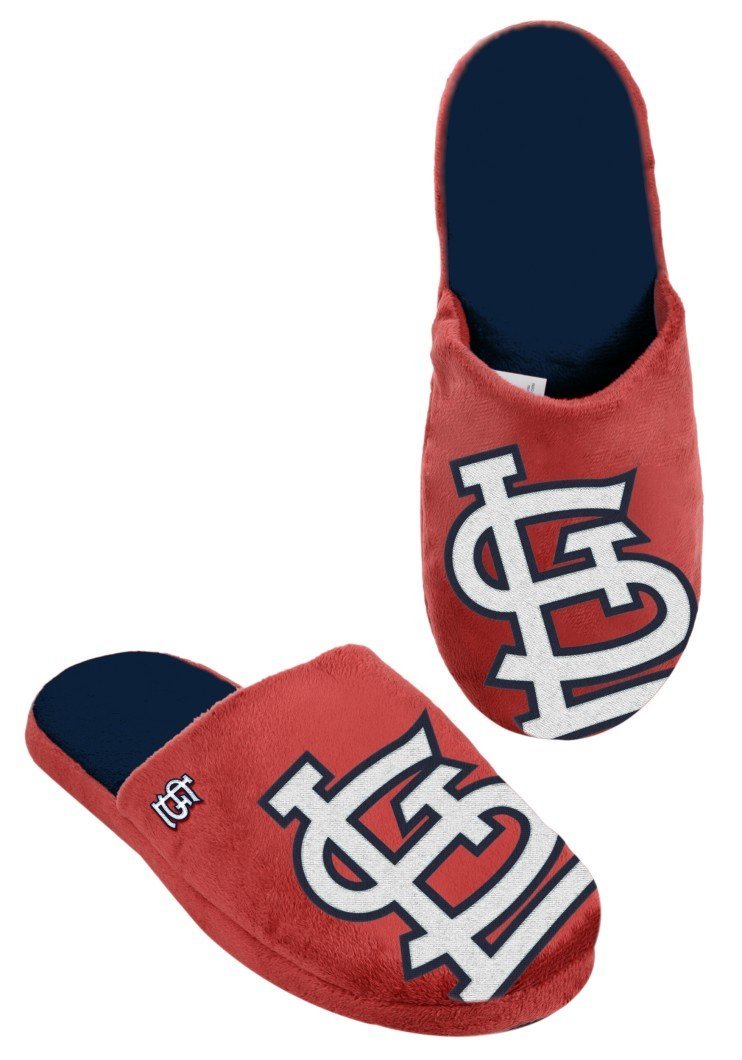Forever Collectibles MLB St. Louis Cardinals SLPMBBLGRSSCD Slippers, Team Colors, One Size