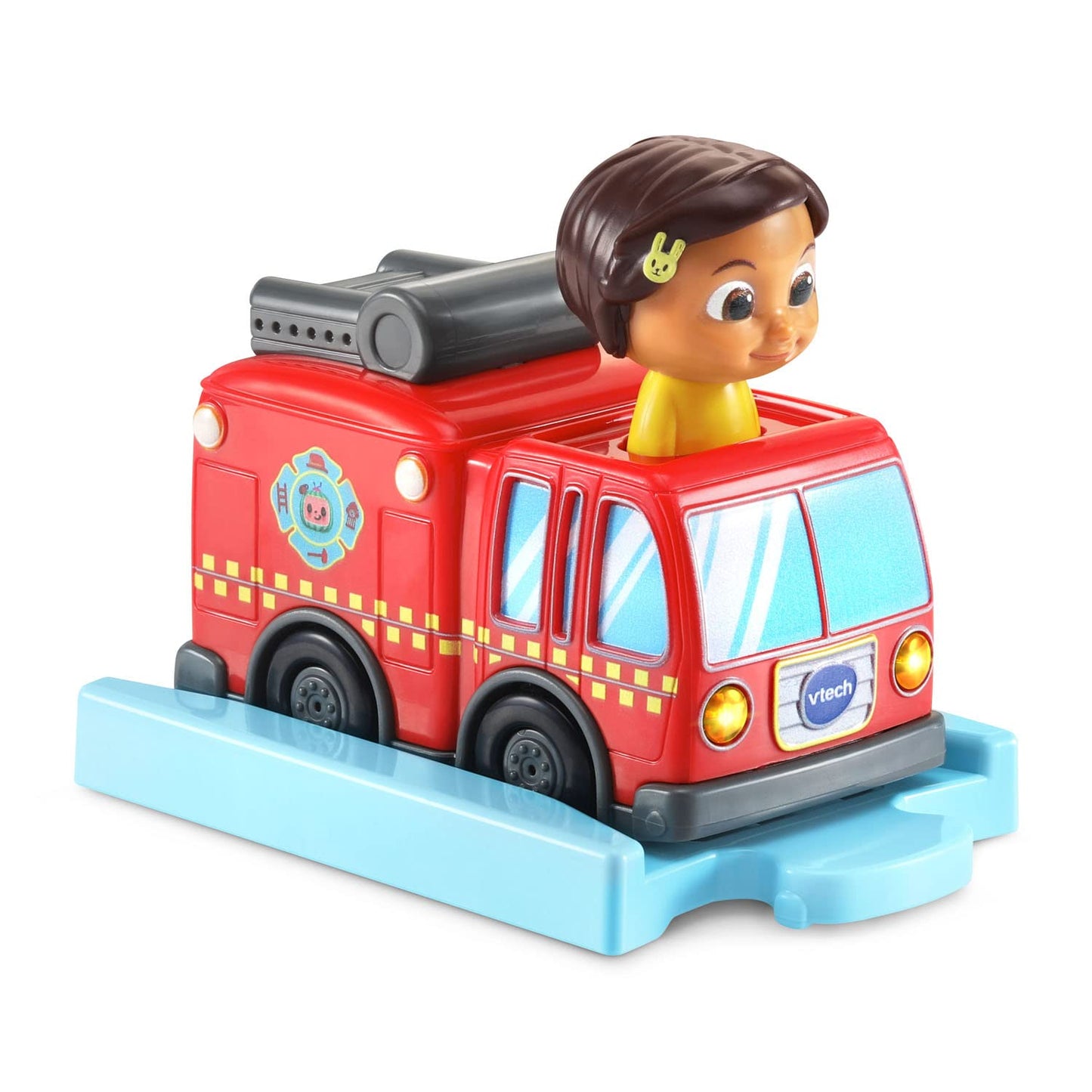 VTech CoCoMelon Go! Go! Smart Wheels Ninas Fire Truck and Track