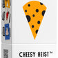 Nutt Heads Cheesy Heist Card Game - Family Friendly Fun for Ages 7+, Orange & White, 5"x1" Paper Cards