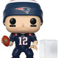 Pop Football: Patriots - Tom Brady (Color Rush) Funko Vinyl Figure (Bundled With Compatible Box Protector Case)