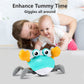 control future Crawling Crab Baby Toy - Infant Tummy Time Toys 3 4 5 6 7 8 9 10 11 12 Babies Boy 3-6 6-12 Learning Crawl 9-12 12