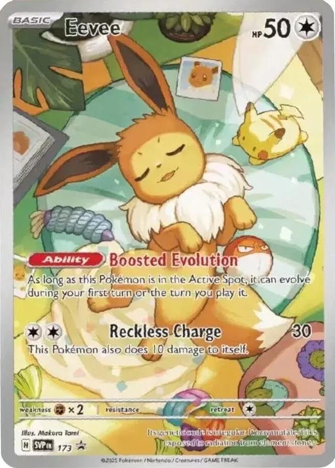 Pokemon - Eevee SVP 173 - Prismatic Evolutions - advanced Trainer Box Promo - Single Card