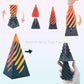 3 Packs Impossible Cone,Spiral Cone Fidget Toy Impossible Pyramid Passthrough Toy,3D Printed Spiral Cone Fidget Toy (Rainbow)
