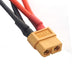 Share Goo 2Pcs 14Awg Xt60 Parallel Battery Connector 2-Male To 1-Female Xt-60 Cable Dual Extension Y Splitter Harness Adapter Fo
