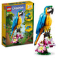 Lego 31136 Creator 3-In-1 The Exotic Parrot, Construction Toy, Jungle Animal Figurines, Frog And Fish, Creative Game For Children From 7 Years Old