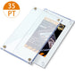 10 Pieces Trading Card Protector  Baseball Card Protector  35 PT Acrylic Screw Card Holder Clear Display Card Protector for Baseball Football Sports Card Trading Cards Game Card Storage and Display