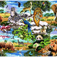 King 5481 Animal World Wild Animals Jigsaw Puzzle 1000-Piece, 49 X 68 Cm