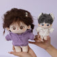 Niannyyhouse 10Cm Plush Doll Clothes Elastic Solid Sportswear Suits Hoodie Pants Soft Stuffed Plush Toy Dress Up Accessories (Gr