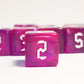 10 Pc D6 Dice 16Mm Acrylic Dice Set For Rpg Mtg Dnd Dice Table Games And Board Games (Pink)