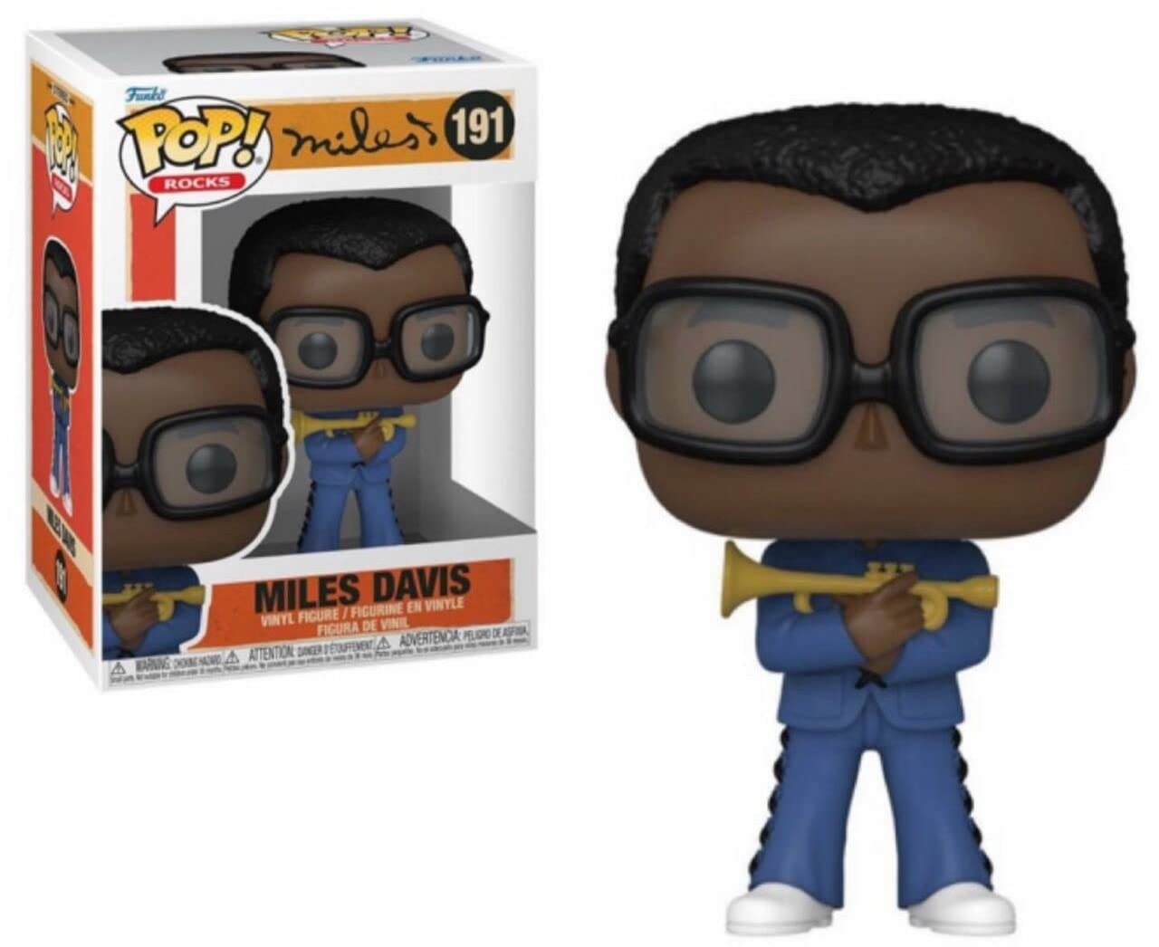 Pop Icons: Miles [Davis] Funko Vinyl Figure (Bundled With Compatible Box Protector Case)
