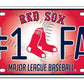 MLB Texas Rangers #1 Fan Metal Tag