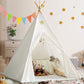 Wilwolfer Kids Teepee Tent For Girls Or Boys With Carry Case, Foldable Play Tent For Kids Or Toddler Suit For Indoor And Outdoor Play, Protable Kids Playhouse Children Tent(Mat Not Included)