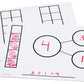 Didax Educational Resources Write-On Wipe-Off Five and Ten-Frame Mats, Set of 10
