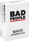 BAD PEOPLE Party Game - White Expansion - 100 New Question Cards for The Hilarious mature-themed Card Game for Fun Parties & Board Games Night with Your Group - Find Out What Your Friends Really Think of You