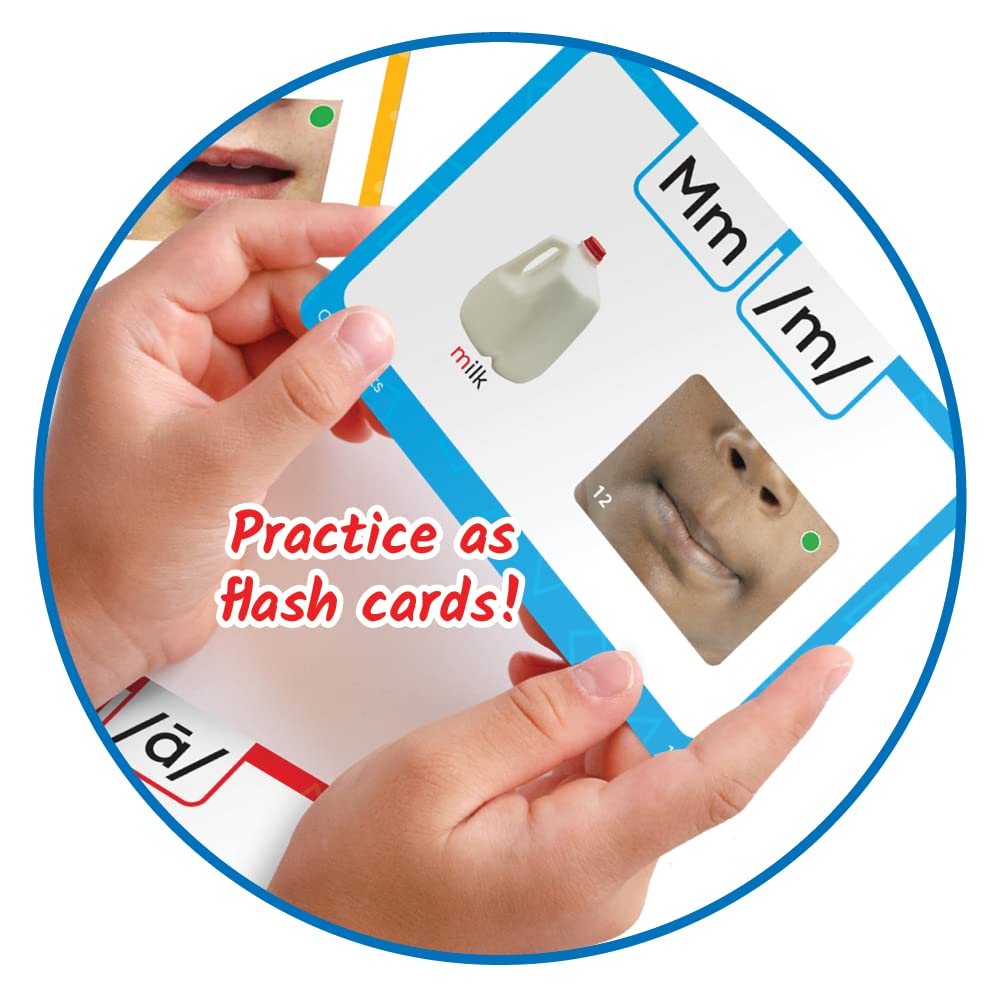 Hand2Mind 3D Sound And Phonics Cards, Phonemic Awareness, Letter Sounds, Phonics Flash Cards, Speech Therapy Materials, Phonics