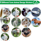 Hohamn Farm Animal Stickers Roll for Kids 600Pcs Round Farm Animals Label Stickers for Boys Girls Birthday Party Favors Gifts De