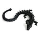 Flavery 3D Printed Dragon - 24 Inch Dragon Fidget Toy, Articulated Dragon 3D Printed Gift For Birthday, Figurine Decor - Black