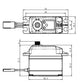 Savox .08/347.2 7.4V HV Coreless Digital Servo, Standard