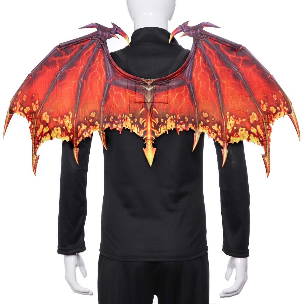 Mmss Party Carnival Halloween Props Dragon Wing (Red)