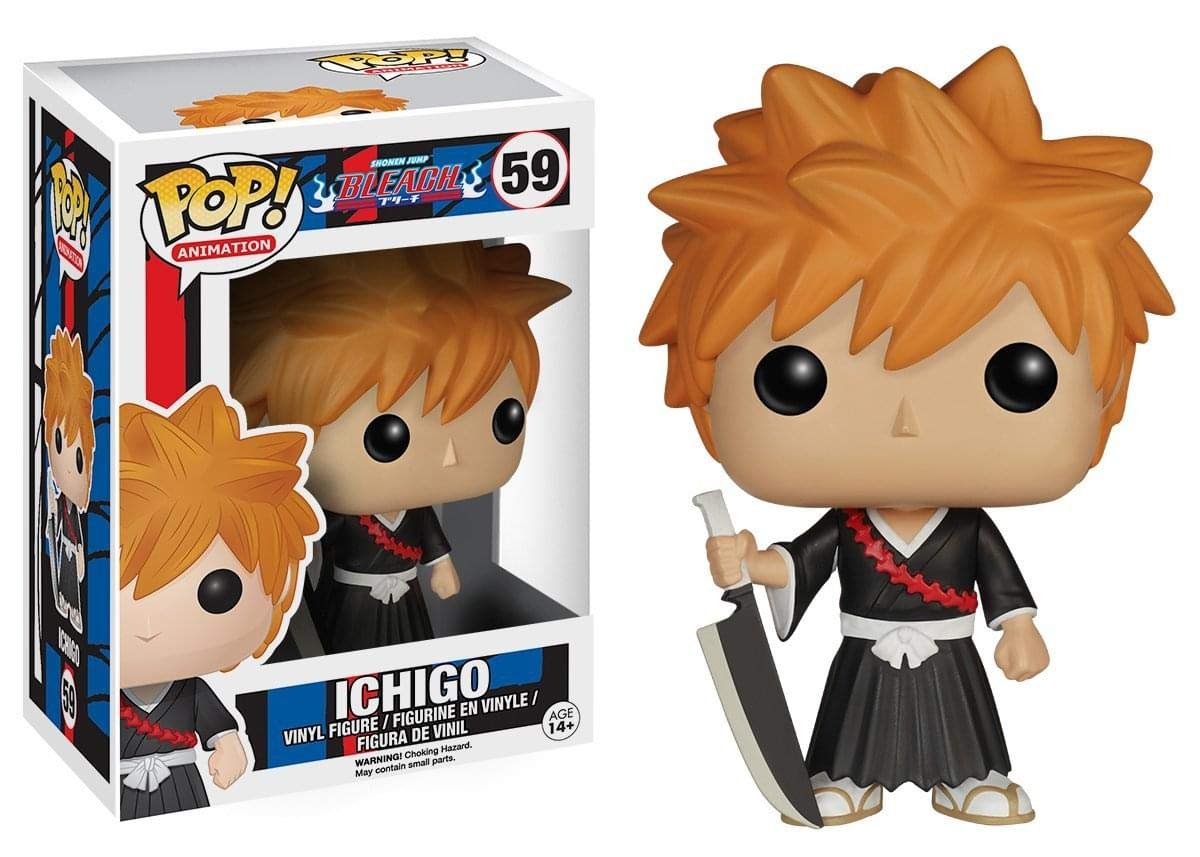 Funko POP Anime Ichigo Action Figure, 3.75" Vinyl, Multicolored, Model 6360