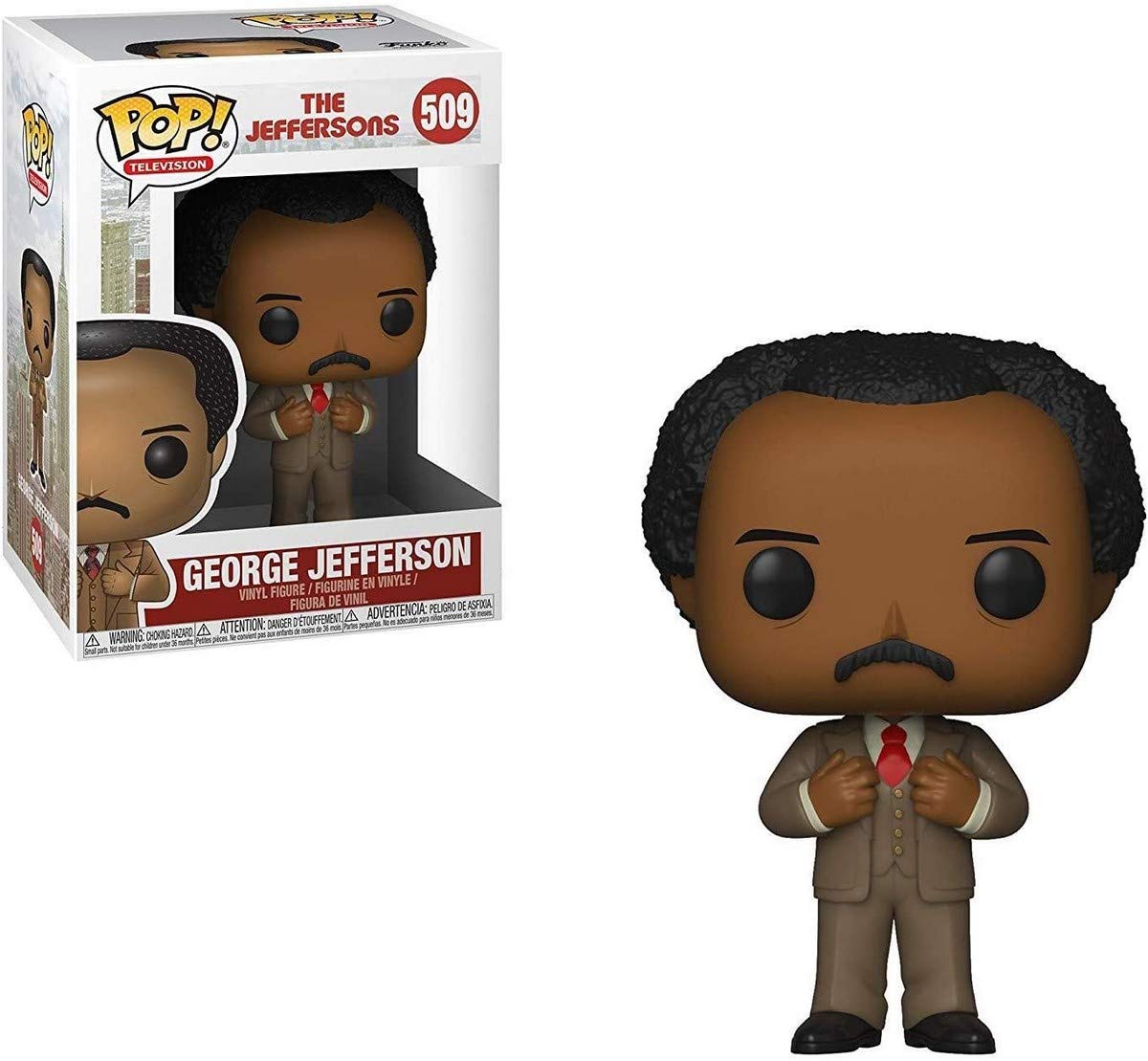Funko Pop! Tv: The Jefferson'S - George Jefferson Toy, Multicolor