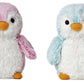 Aurora Pink And Blue Pom Pom Penguin 6 Inch Plush Bundle