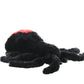 Wild Republic Redback Spider, Cuddlekins, Stuffed Animal, 12 inches, Gift for Kids, Plush Toy, Fill is Spun Recycled Water Bottl