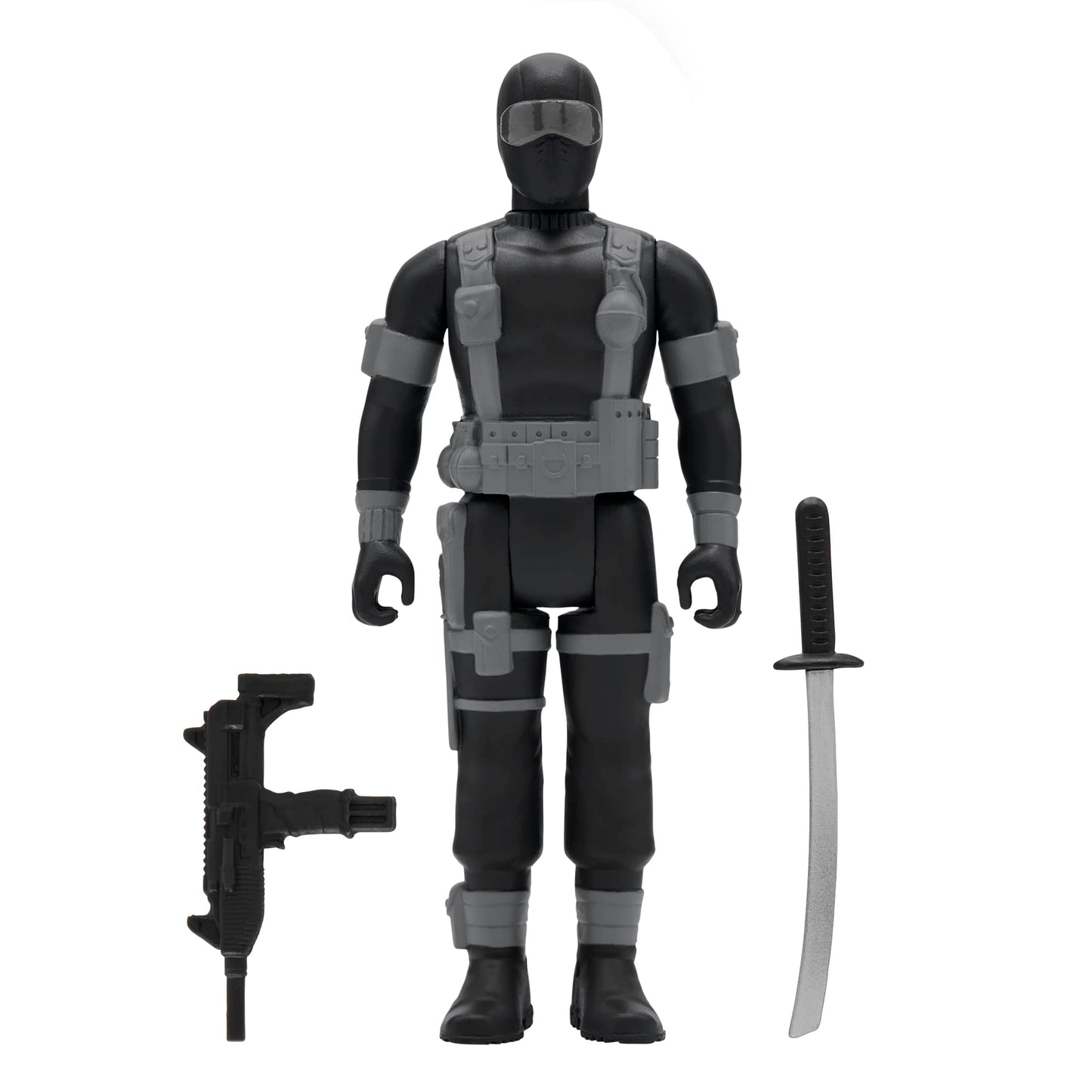 Super7 G.I. Joe Snake Eyes (Comic Version 2) - 3.75' G.I. Joe Action Figure With Accessories Classic Cartoon Collectibles And Retro Toys