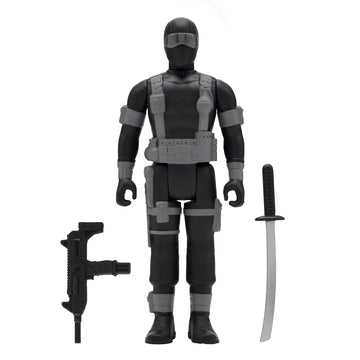 Super7 G.I. Joe Snake Eyes (Comic Version 2) - 3.75' G.I. Joe Action Figure With Accessories Classic Cartoon Collectibles And Retro Toys