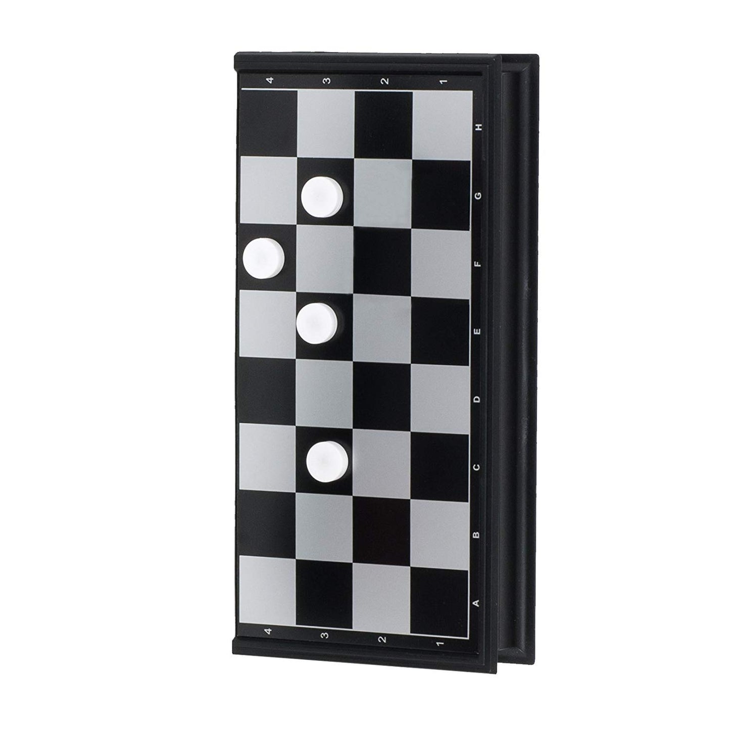We Games Travel Magnetic Checkers Set - 8 Inch Travel Games For Adults, Magnetic Travel Games, Checkers Board Game, Pocket Games For Vacation, Portable Travel Size Games