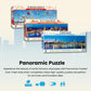 Masterpieces - 1000 Piece Jigsaw Puzzle, Detroit Skyline Panoramic, Fun For Adults, Family, Kids 13'X39