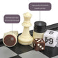 3 In 1 Chess Backgammon Checkers Set,9.8 Inch Magnetic Chess Board,Folding Board Travel Games For Adults And Kids,Lightweight Po