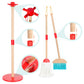 Whoholl Kid Cleaning Set, Wooden Toddler Broom Set For Housekeeping, 9 Pcs Kids Broom And Mop Set For Toddlers, Baby Cleaning To