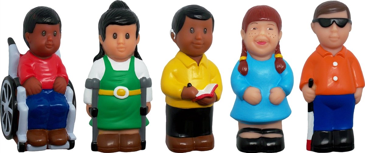 Disability Friend Instruments Get Ready Kids Friends with Disabilities Play Figures Set of 5 - Color ...