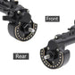 G.T.R RC F10 Axle Brass Weights Rear Portal Cover for 1/10 RC Crawler, Metal, 191.2g Upgrade for Vanquish VRD VS4-10