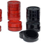 WE Games Wooden Checkers Pieces - 24 Red & Black 1.5-inch Diameter Checker Pieces with Drawstring Storage Bag
