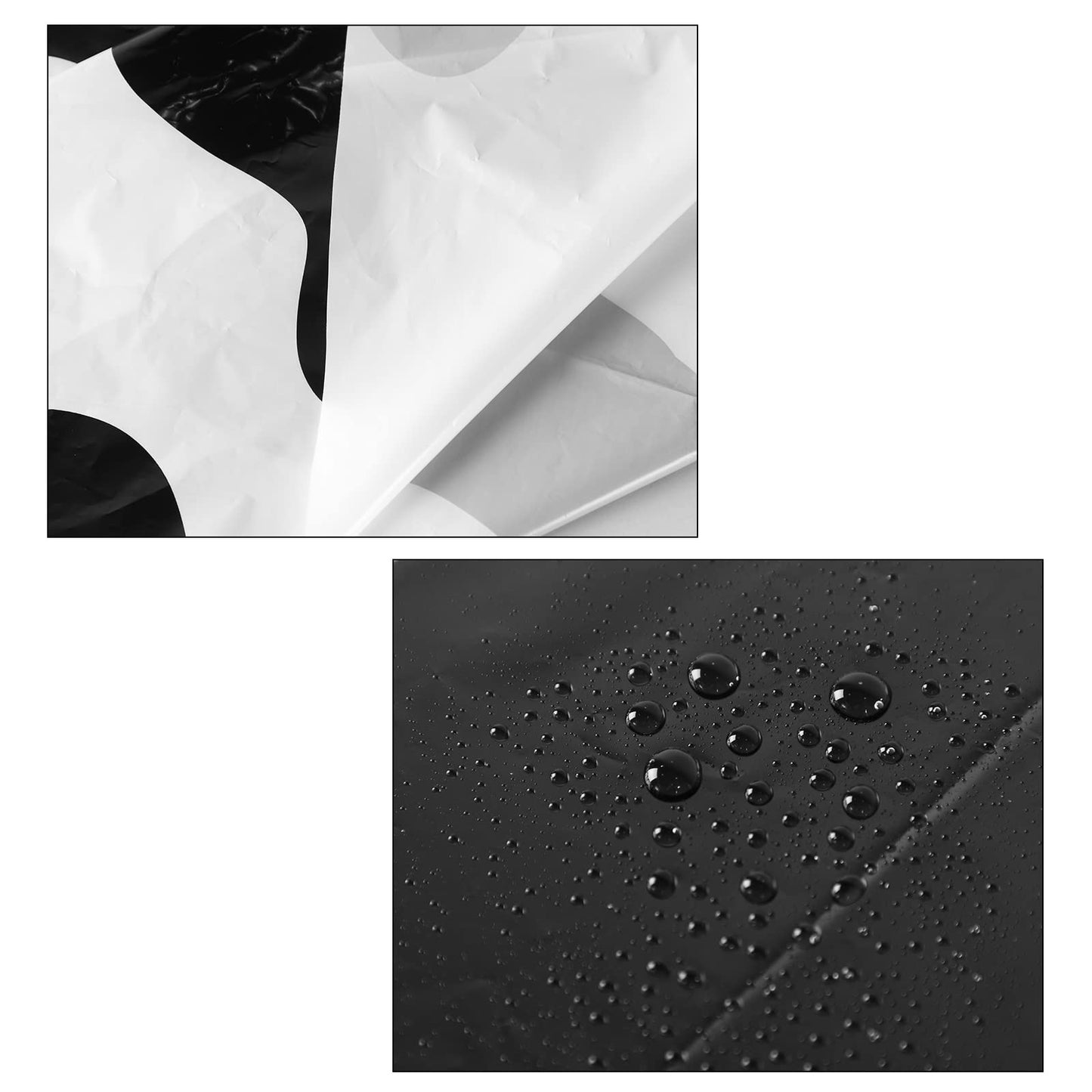 Remagr 3 Pcs Cow Tablecloth Round Print Table Cloths Plastic,84   Disposable Cow Themed Table Cover for Farm Animal Birthday P