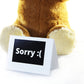 Cutest Im Sorry Gift for Her & Him - The Im Sorry Teddies - Embarrassed Adorable Super Soft Stuffed Animal Plush Toy - Unique