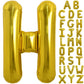 Toniful 40 Inch Large Gold Letter H Balloons Helium Balloons,Foil Mylar Big Balloons For Birthday Party Anniversary Supplies Dec