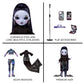 Rainbow High Shadow High Reina Glitch Crowne- Purple Fashion Doll. Fashionable Outfit & 10+ Colorful Play Accessories. Great Gif