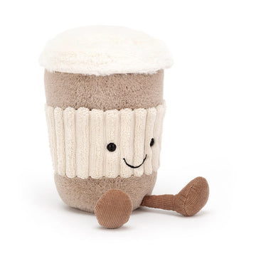 Jellycat Amuseables Coffee-To-Go Stuffed Toy, 6 Inches | Drink Plush | Fun Gift Idea