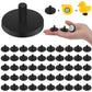 Wesiti 100 Pieces Duck Plug Rubber Duck Mount Black Plastic Rubber Duck Holder For Fixed Display Car Dashboard Bath Duck Accesso