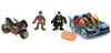 Fisher-Price Imaginext Dc Super Friends Preschool Toy Batman Batmobile & Cycle Vehicle Set, 2 Figures, For Pretend Play Kids Age