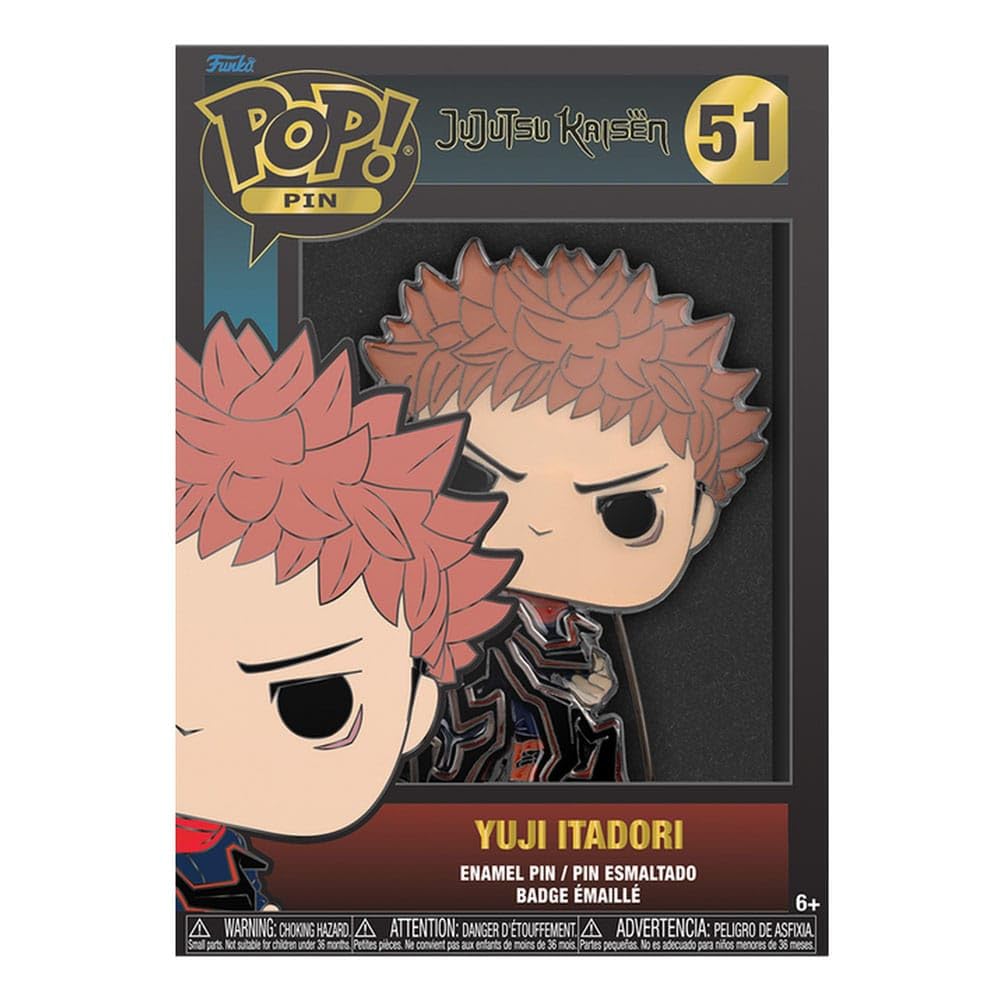 Funko Pop! Pin - Jujutsu Kaisen Yuji Itadori - Multicolor Metal Collectible, Model JKPP0007