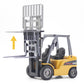 Dollox Die-Cast Forklift Truck Toys 1/50 Scale Metal Engineering Vehicle Fork Truck High Detail Construction Vehicles Model Coll