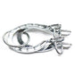 Magikon Traditional Brain Teaser, Classical Metal Horseshoe Puzzle (Silver, Normal)