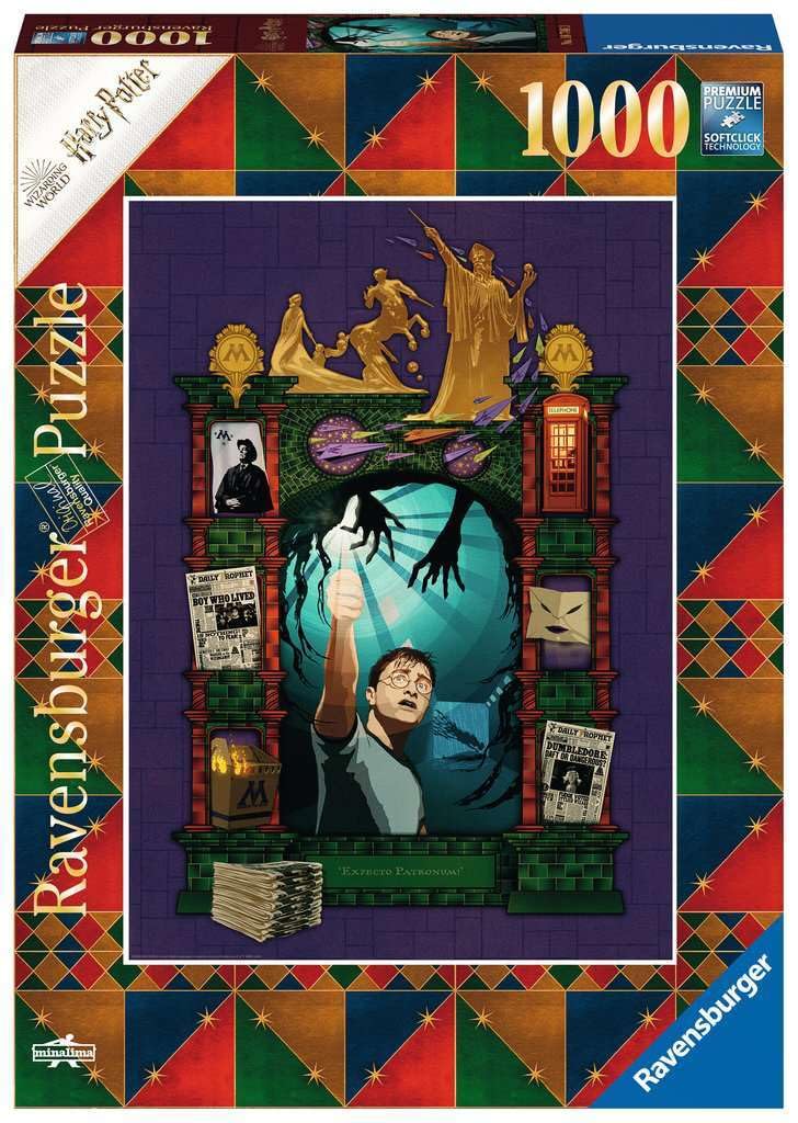 Ravensburger Harry Potter And The Order Of The Phoenix 1000 Piece Jigsaw Puzzle For Adults - 16746 - Every Piece Is Unique, Softclick Technology Means Pieces Fit Together Perfectly